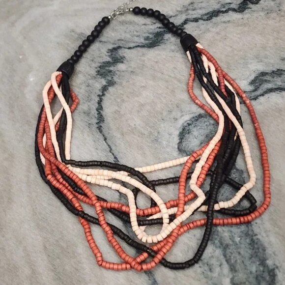 Multi-Strand Bead Necklace - Picture 8 of 9